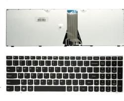 Nešiojamų kompiuterių klaviatūra Lenovo KB312474 E50-70, Anglų (US), sidabro sp./juoda sp.