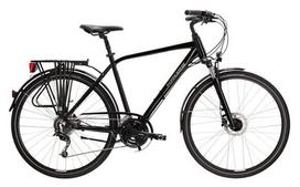Dviratis turistinis Kross Trans, 28 ", juoda sp./pilka sp.