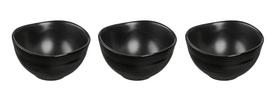 Dubenėlių rinkinys Ambition Salsa Relief, juoda sp., 8 cm, 0.12 l
