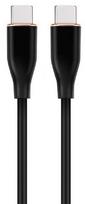 Laidas Cablexpert Premium silicon USB Type-C Male (vyriška), USB Type-C Male (vyriška), 1.5 m, juoda sp.