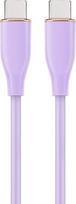 Laidas Gembird Premium silicon USB Type-C Male (vyriška), USB Type-C Male (vyriška), 1.5 m, violetinė sp.