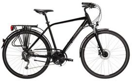 Dviratis turistinis Kross Trans, 28 ", S rėmas, juoda sp./pilka sp.