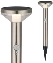 Įsmeigiamas šviestuvas su saulės baterija Maclean Sensor MCE465 C/M, 2W, IP44, pilka sp.