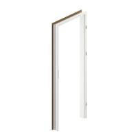 Durų stakta Porta S E, 203.8 cm x 84.6 cm x 23 cm, kairinė, wenge white sp.