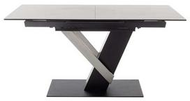 Valgomojo stalas išskleidžiamas MC Akcent Massaro, juoda sp., 160 - 210 cm x 90 cm x 76 cm