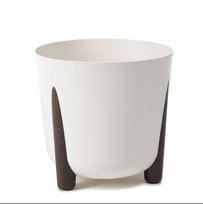 Gėlių vazonas Lamela Frida 236-74, plastikinis, Ø 26 cm, kreminė sp.