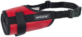 Antsnukis šunims Amiplay, M, raudona sp.