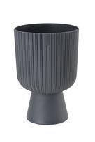 Gėlių vazonas Form Plastic KELI MIKA 5120-014, plastikinis, Ø 13.7 cm, antracito sp.