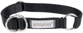 Antkaklis šunims Amiplay Samba, juoda sp., 400 - 600 mm x 25 mm, 40-60