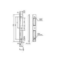 Plokštelė Lob Strike Plate RK73, cinkuota