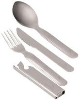 Turistiniai valgymo įrankiai Easy Camp Travel Cutlery Deluxe, nerūdijantysis plienas, pilka sp.