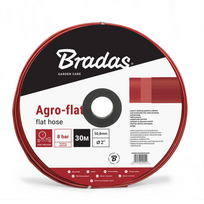 Plokščia vandens žarna Bradas, Agro-flat Pvc, W.p.8 / B.p.24 Bar, 30 m