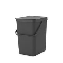 Šiukšliadėžė Brabantia Sort & Go, pilka sp., 25 l, 40 cm