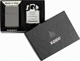 Žiebtuvėlis Zippo Black Ice 29789, sidabro sp.