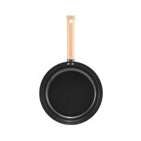 Keptuvė Ambition Qualum Ceramic Natural, Ø 24 cm, aliuminis/mediena