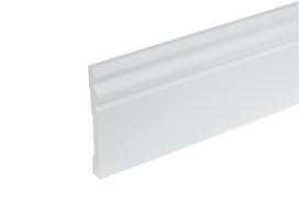 Grindjuostė Cezar LPC-08, 244 cm x 9.4 cm x 1.22 cm, balta dažoma sp.