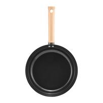 Keptuvė Ambition Natural Qualum Ceramic, Ø 28 cm, aliuminis/mediena