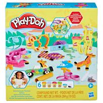 Plastilino rinkinys, su priedais Hasbro Play-Doh Safari Wild Animals, įvairių spalvų, 284 g