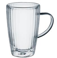 Dvigubo stiklo puodelių rinkinys Ambition Curly, skaidri sp., 0.450 l