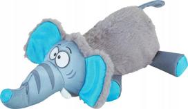 Žaislas šuniui, pliušinis Zolux Friends Elephant Yvan 480533, 40.5 cm, mėlyna sp./pilka sp., L