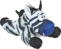 Žaislas šuniui, pliušinis Zolux Friends Zebra Caleb, 20.9 cm, balta sp./juoda sp., S