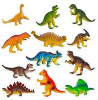 Figūrėlių rinkinys, dinozauras Kruzzel 23434, 12 vnt., įvairių spalvų