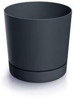 Gėlių vazonas Tubo P DPOP350-S433, plastikinis, 33.8 cm x 33.8 cm, Ø 33.8 cm, antracito sp.