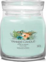 Žvakė, aromatinė Yankee Candle Aloe & Agave, 35 - 50 h, 368 g, Žalia sp.