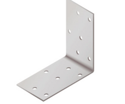 Tvirtinimo kampas Haushalt, 60 mm x 60 mm x 40 mm x 2 mm