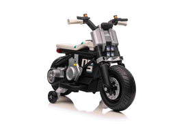 Vaikiškas elektrinis motociklas RoGer Future 88, juoda sp./pilka sp.