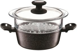 Puodas Ambition Gold, 20 cm, 5 l, juoda sp.