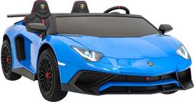 Vaikiškas elektromobilis Lamborghini Aventador SV Strong, mėlyna sp.