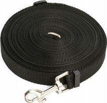 Šuns pavadėlis LeanToys Leash, juoda sp., S-M
