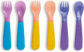 Stalo įrankių vaikams rinkinys Munchkin Color Reveal 01253601, 1 m., plastikas, mėlyna sp./geltona sp./violetinė sp.