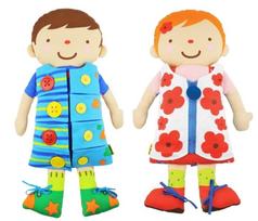 Medžiaginė lėlė K's Kids Training2s 2in1 Dress Up, 55 cm, įvairių spalvų