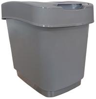 Rūšiavimo šiukšliadėžė Jotta Domino, 15 l, pilka sp.