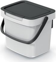 Rūšiavimo šiukšliadėžė Keden Q Collect, 3 l, pilka sp.