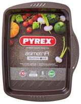 Kepimo skarda Pyrex Asimetria, juoda sp., 35 cm x 27 cm