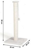 Kačių draskyklė Beeztees Serpa Cat Scratching Post, 40 cm x 40 cm x 90 cm