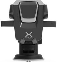 Automobilinis telefono laikiklis Krux Car Smartphone Holder, 0.195 kg, juoda sp.