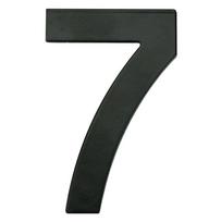 Durų numeris "7" Haushalt MB-7, 14.3 cm x 9.3 cm, metalas/geležis, matinė juoda sp.