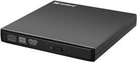 Išorinis optinis įrenginys Sandberg 133-66 Mini DVD Burner, 300 g, juoda sp.