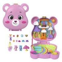 Figūrėlių rinkinys, meška Mattel Polly Pocket Care Bears JCC14, 18 vnt., įvairių spalvų