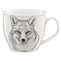 Puodelis Ambition Fox Wild, balta sp./juoda sp., 0.55 l