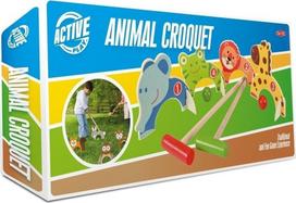 Vaikiškas kriketas Tactic Animal Croquet, įvairių spalvų