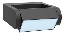 Sieninis lauko šviestuvas Domoletti Door, 7W, LED, IP65, juoda sp., 18 cm x 6.1 cm