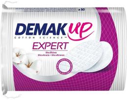 Kosmetiniai vatos diskeliai Demak Up Expert, 50 vnt., balta sp.