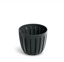Gėlių vazonas Prosperplast WARIO DWA170L-446U, plastikinis, Ø 16.8 cm, juoda sp.