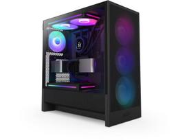 Kompiuterio korpusas NZXT H5 Flow RGB, juoda sp.