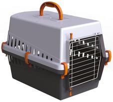 Gyvūnų transportavimo dėžė Georplast Trasportino Grey Assorted, 50 cm x 33 cm x 32 cm